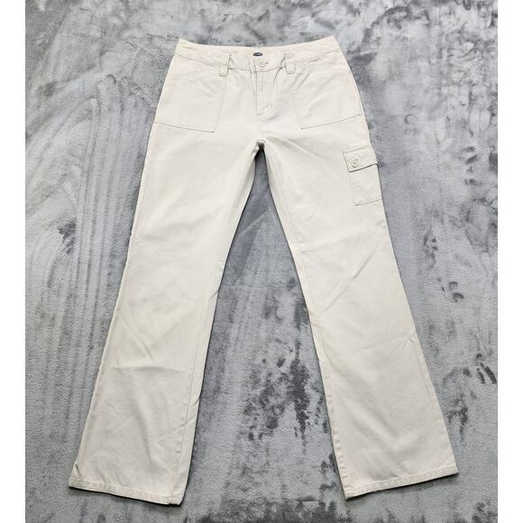 Old Navy Pants - Vintage Y2K Old Navy Pants Womens W30 Beige Khaki Cargo Bootcut Gorpcore Casual